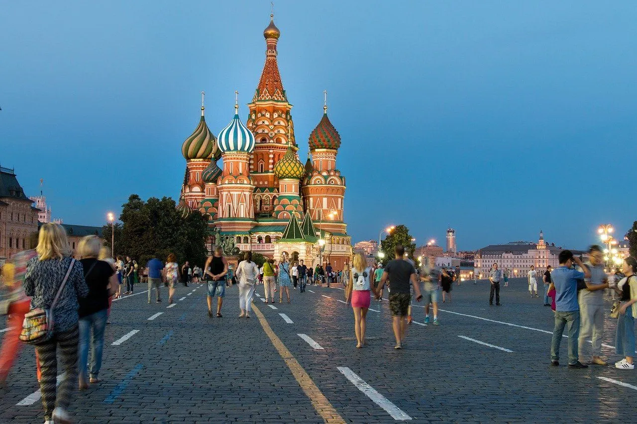 Moscow Red Square, Russia's tourist spot.