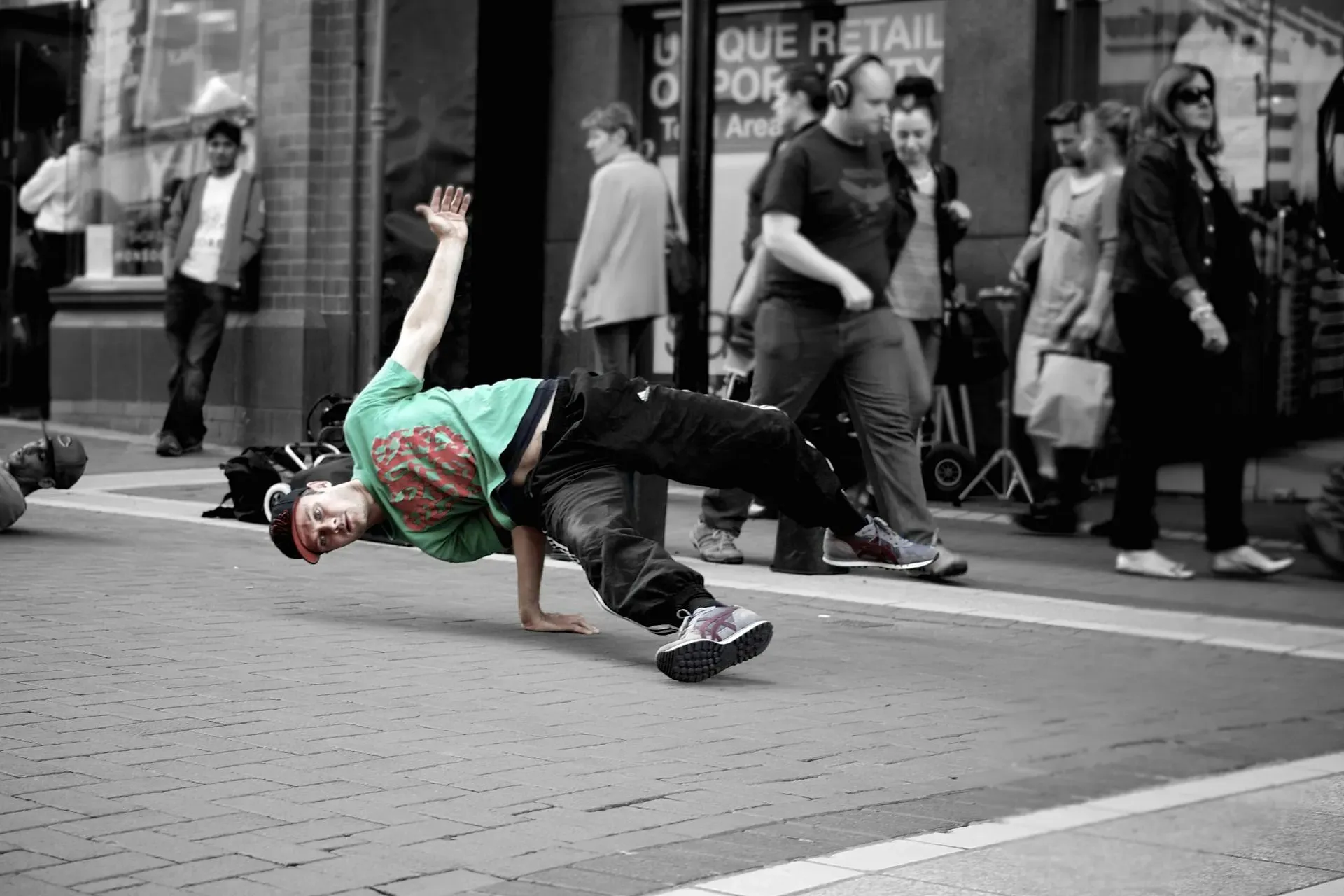 Breakdancing is known as a way of socially expressing oneself without having to speak, but just through dance moves.