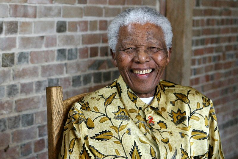Late South African president Nelson Mandela