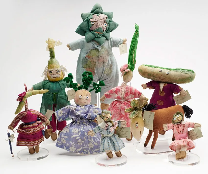 Vegetable Dolls at The Museum of London