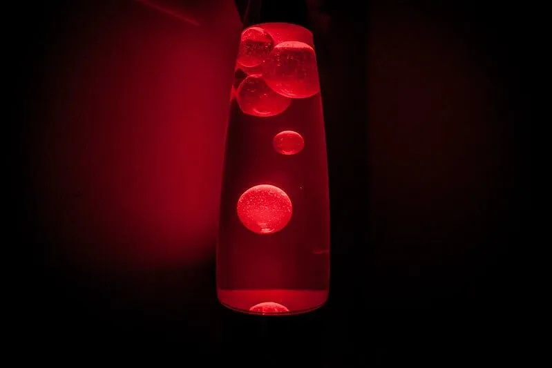science with lava lamp