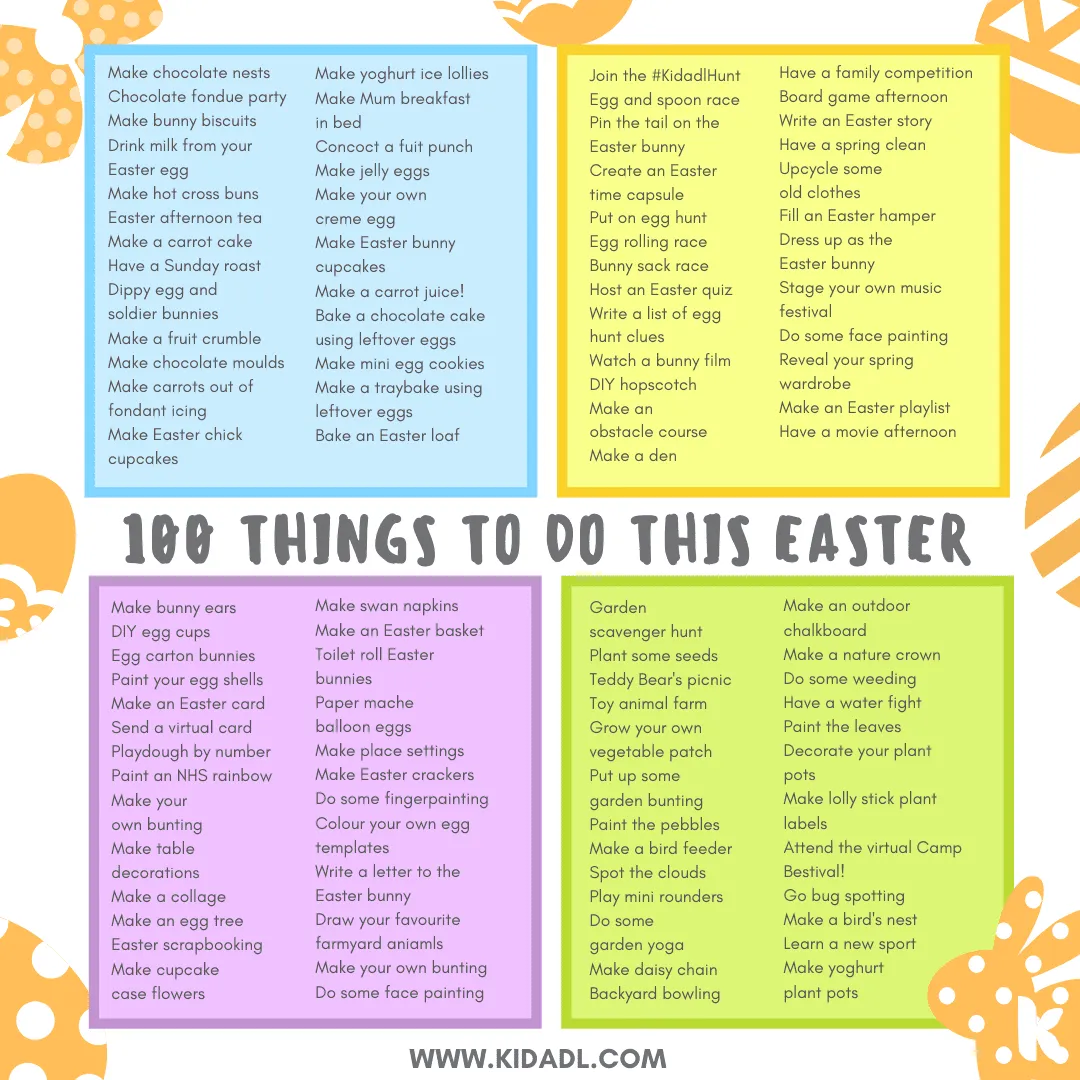 things to do at easter
