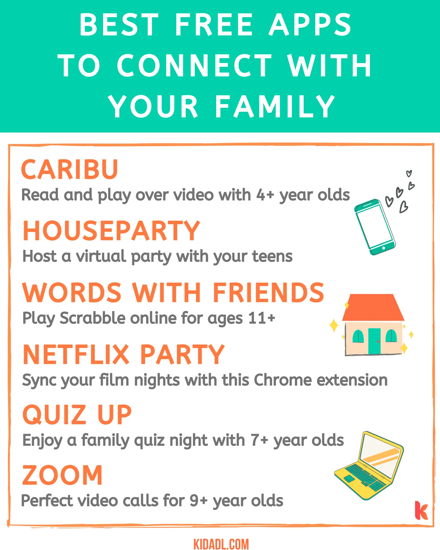 best apps to connect with family
