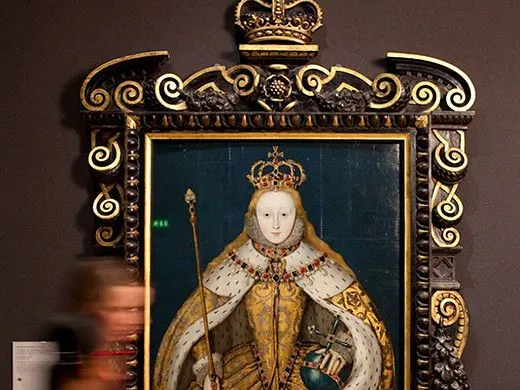 Portrait of a Tudor Queen in the National Gallery