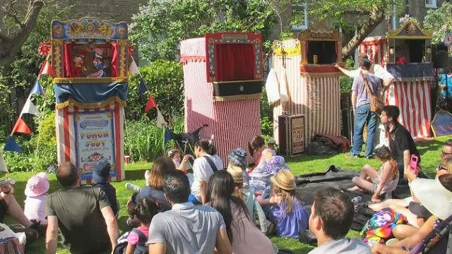 Four puppet theatres in Covent Garden