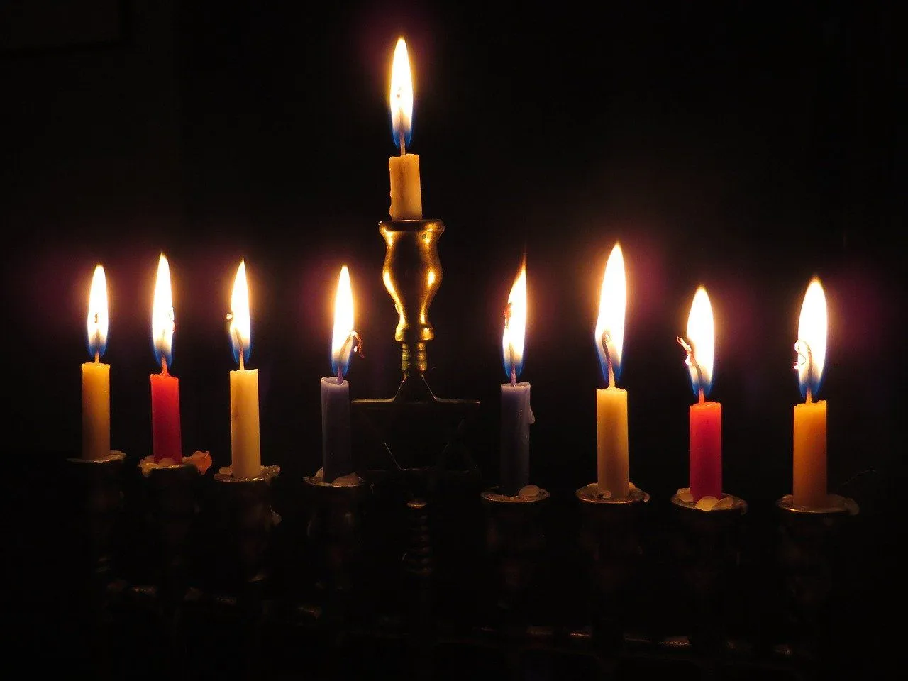 Chanukah candles
