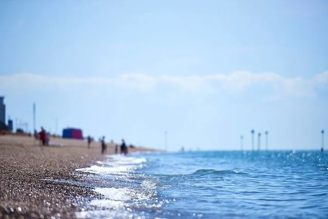southend-on-sea beach in the summer