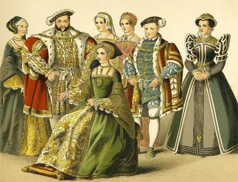 Tudor Rich and Poor Facts and Comparisons clothes comparison Tudor family