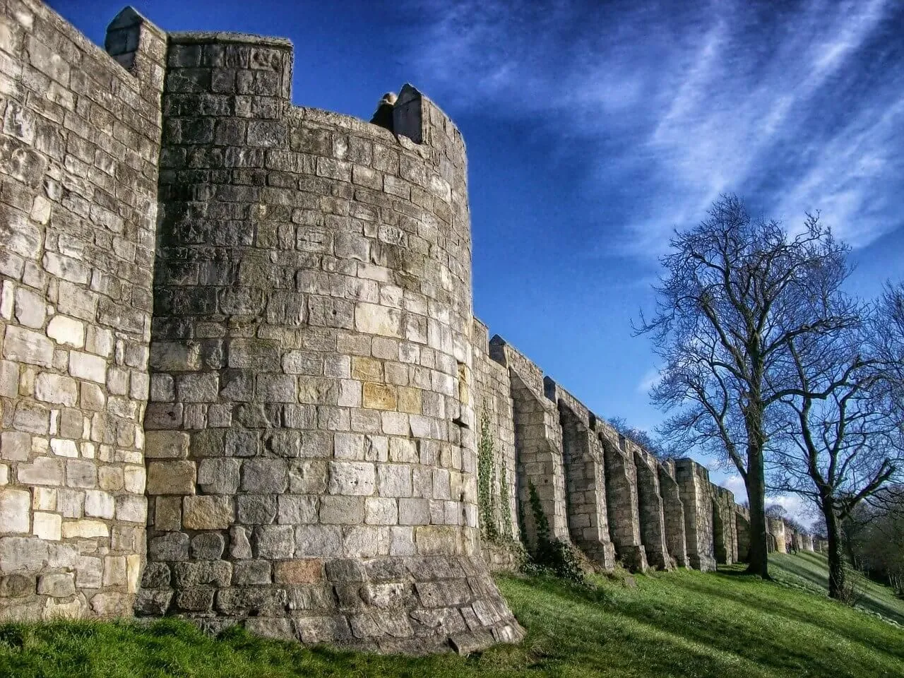 North Yorkshire city walls