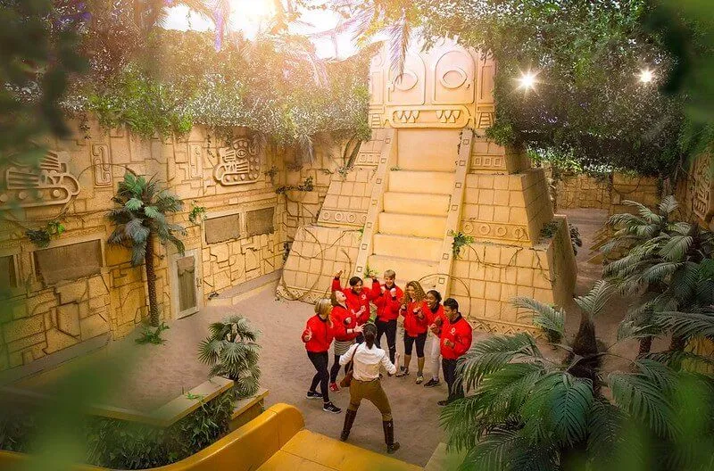 team playing crystal maze manchester