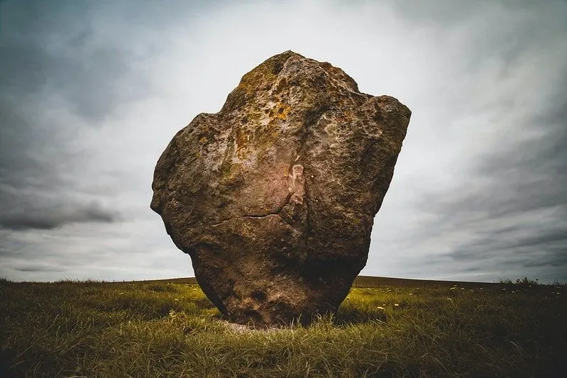 Stone, used to making stone age houses