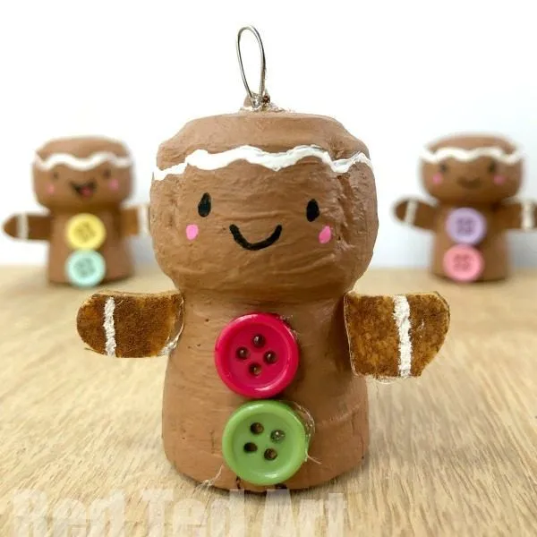 Gingerbread Man Ornament Gingerbread Man Crafts