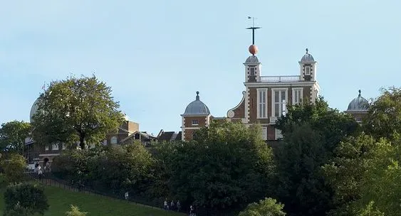 A view of Royal Observatory Greenwich and park.
