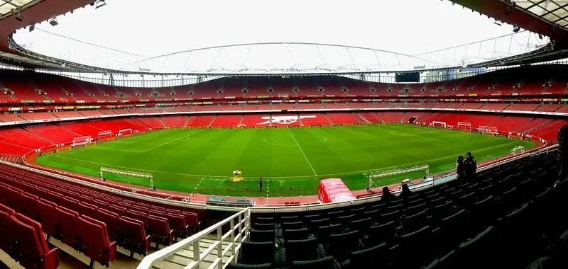 A view of Emirates Stadium. 