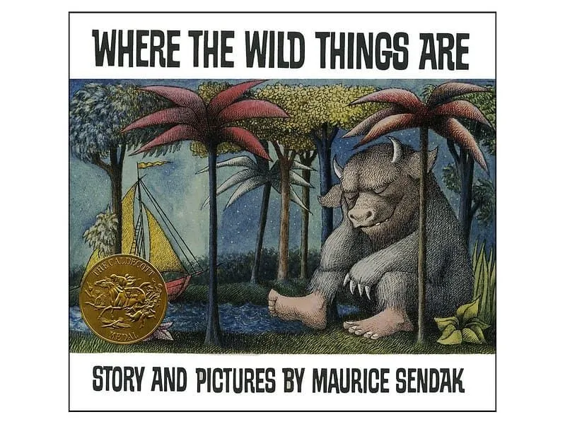 Where The Wild Things Are by Maurice Sendak book cover.