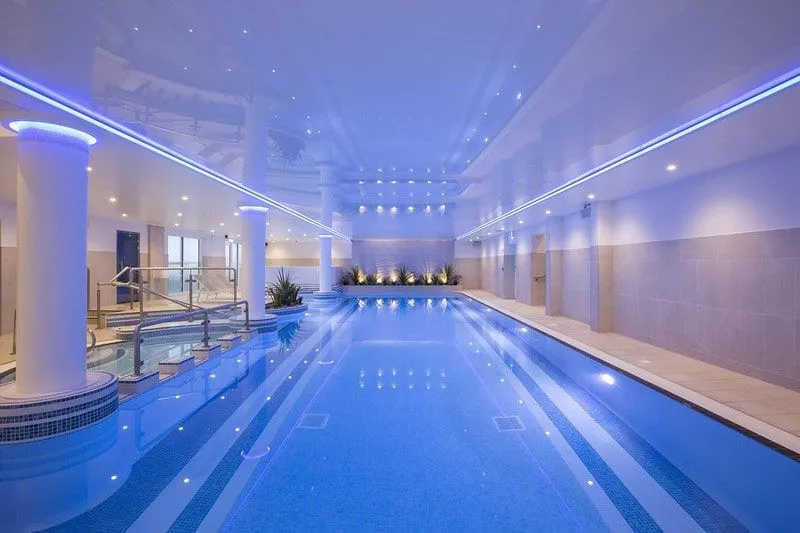 The indoor pool at St Michael's Resort, Falmouth.