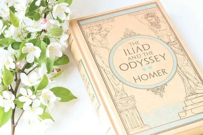 The Iliad and the Odyssey book, inspiration for Greek names.