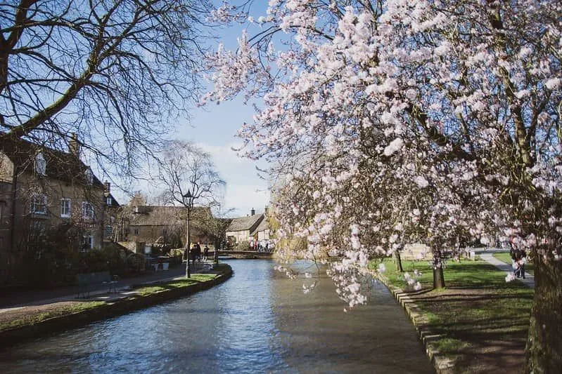 Bourton-on-the-Water in the Cotswolds, Oxfordshire.