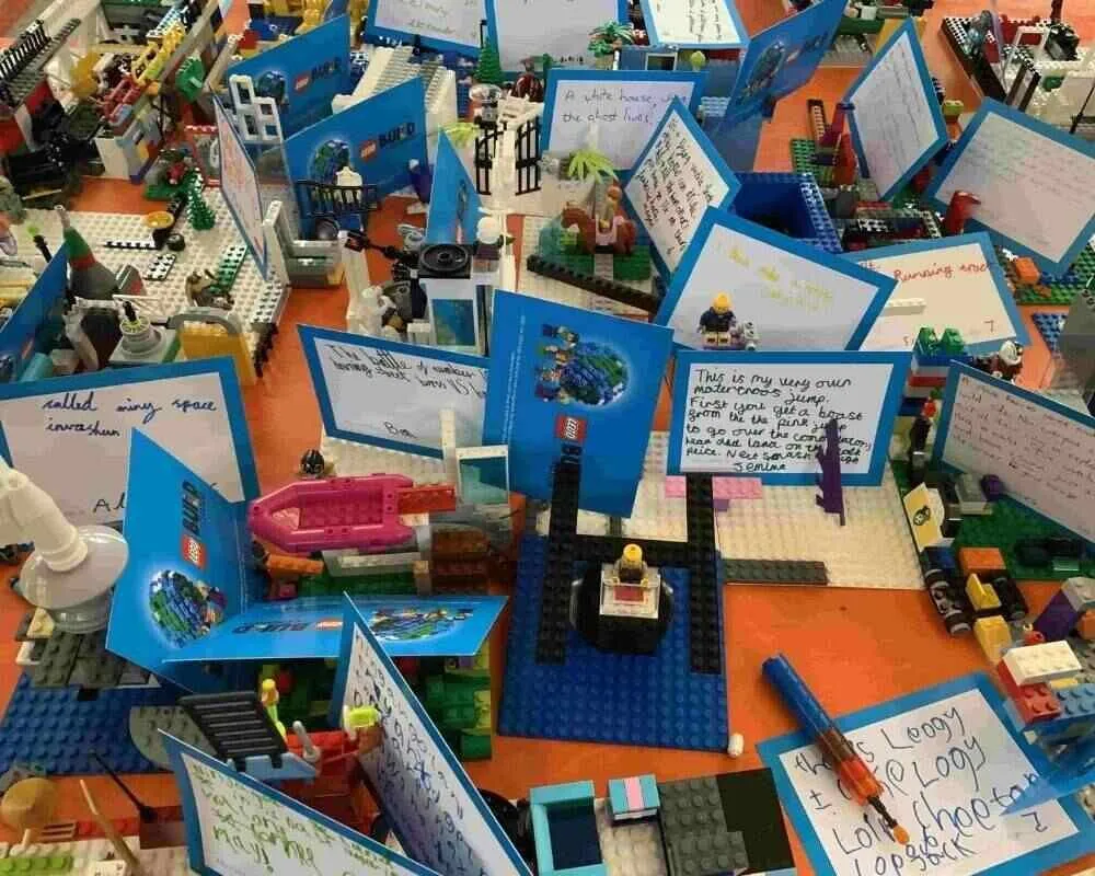 Lab creations at the Lego mega-making