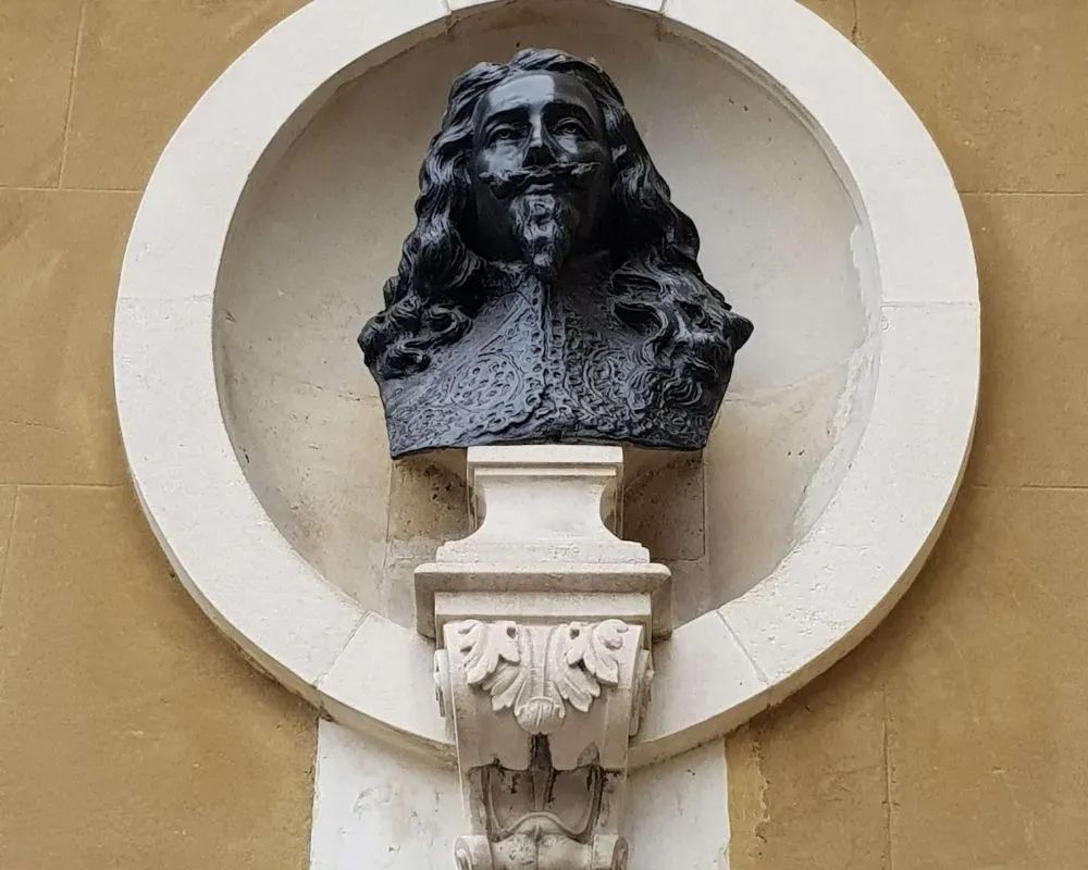 King Charles bust