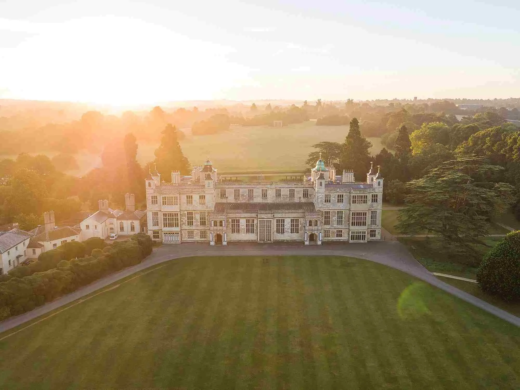 Audley End from the air