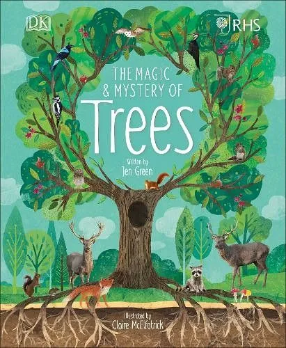 Cover of 'The Magic & Mystery of Trees' by Jen Green.