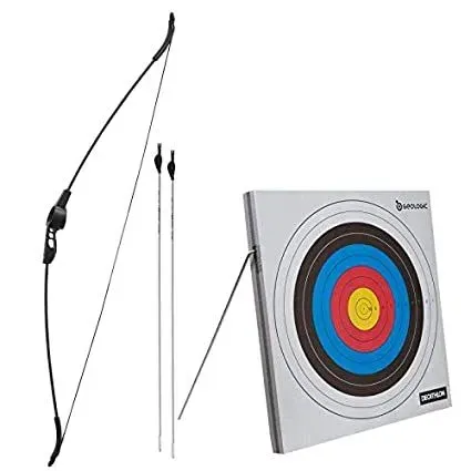Archery set with target.