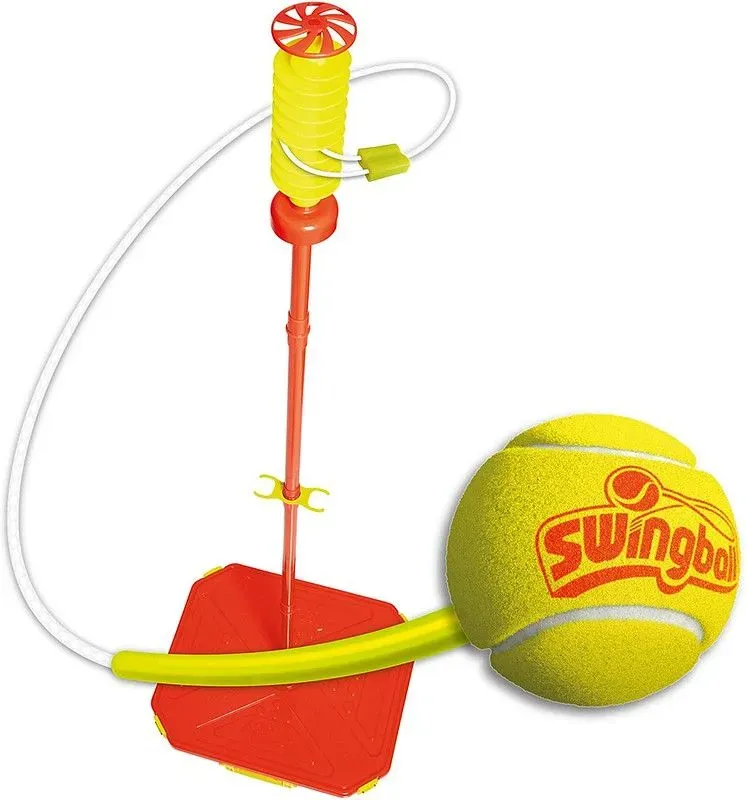 Red and yellow Swingball set.