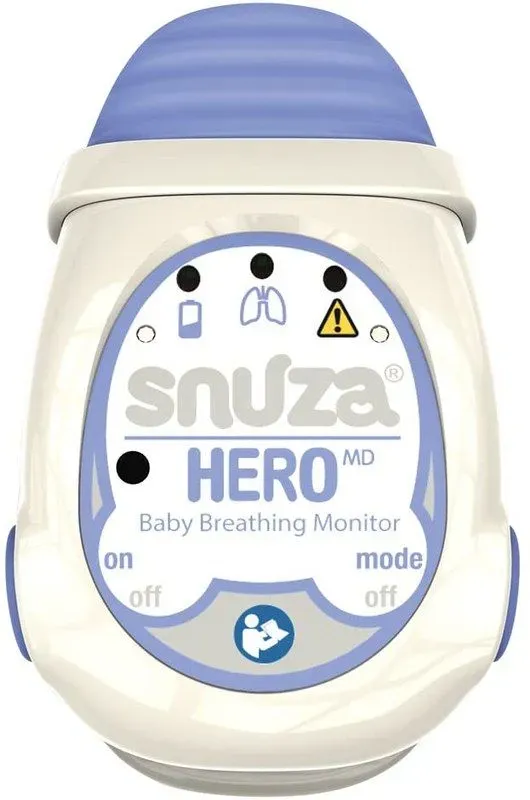 A Snuza Hero MD Portable Breathing Monitor.