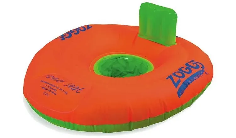 A Zoggs Baby Zoggy Inflatable Swim Seat.