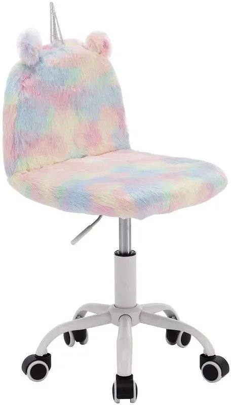 Pastel unicorn Children's Study Desk Chair.