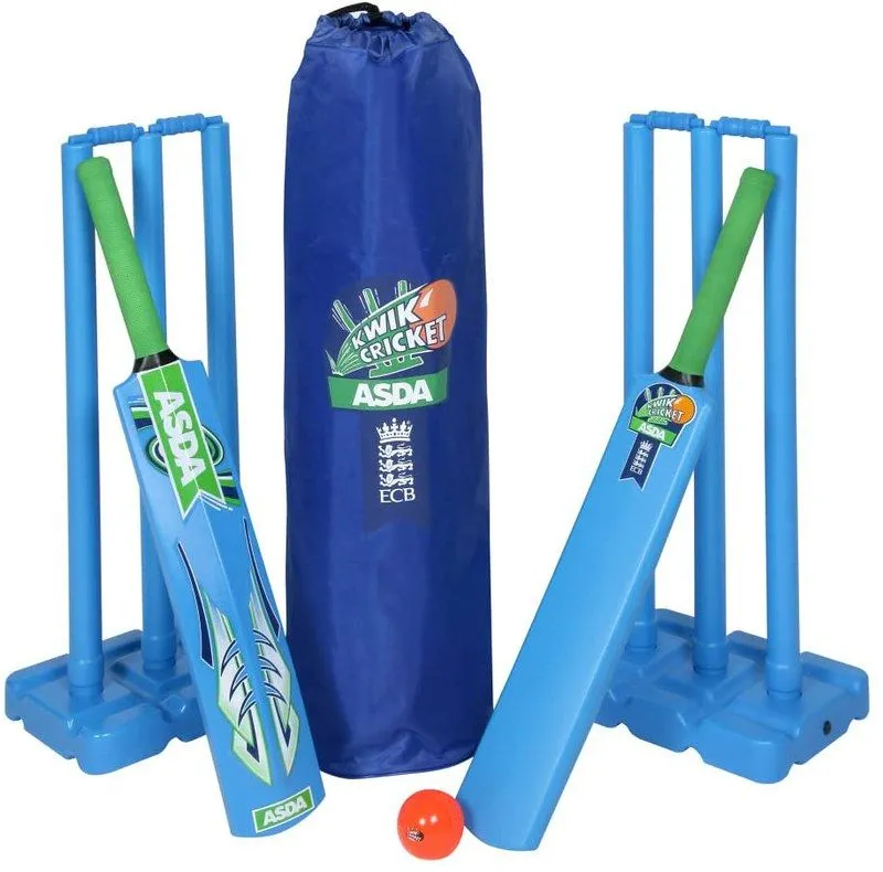 stumps GM Opener Childrens kids cricket play at home garden set beginner bat