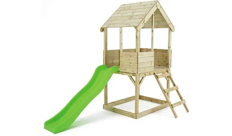 TP Kids Wooden Playhouse With Slide.