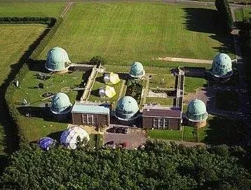 An aerial view of the Observatory Science Centre, Hailsham.