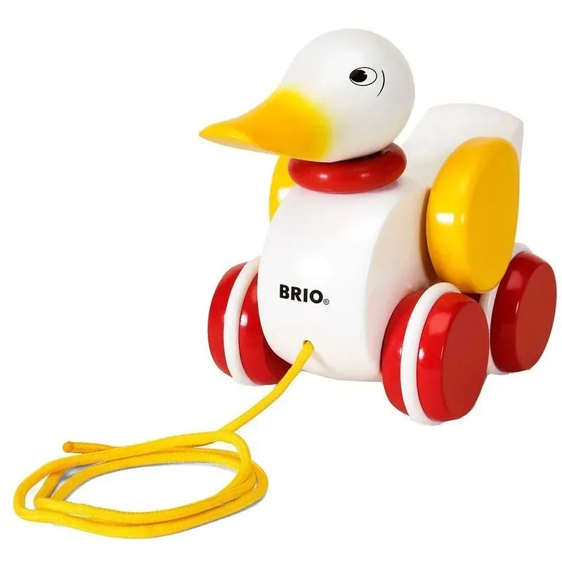 BRIO Pull-Along White Duck.