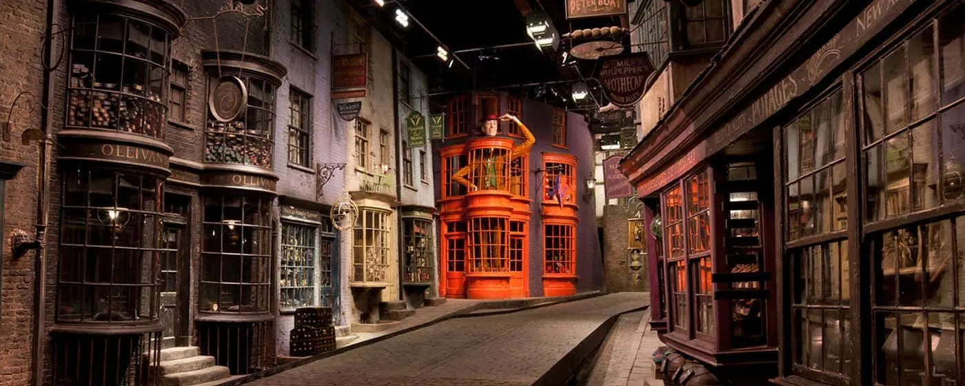 Display at the Harry Potter Studio tour by Warner Bros.