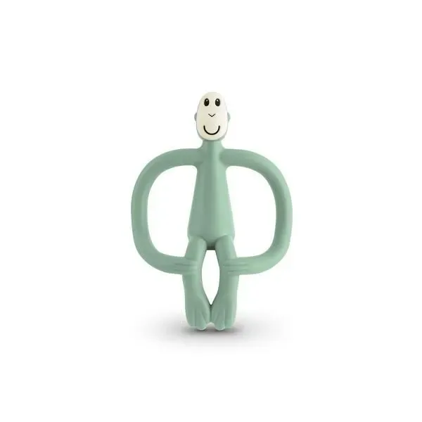 Green Matchstick monkey teething toy.