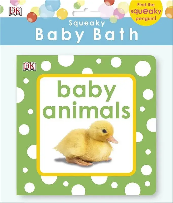 Squeaky Baby Bath Book - Baby Animals.