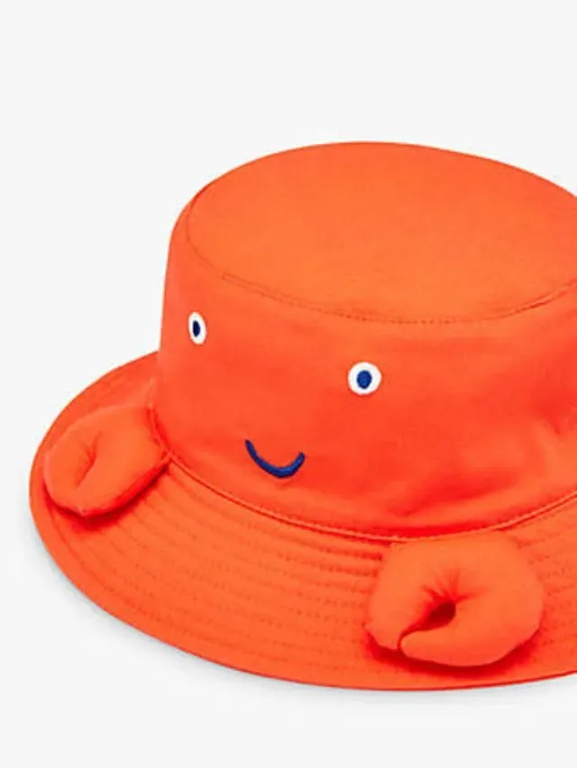 Joules Hatattack orange character hat.