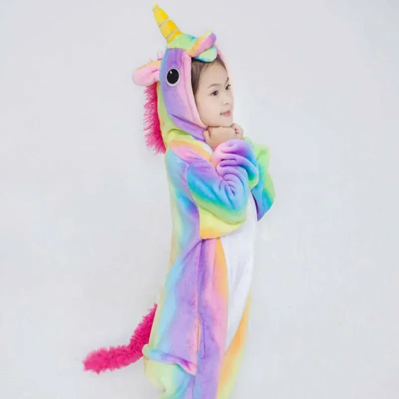 Kids' Unicorn Kigurumi Animal Cosplay Costume - eBay
