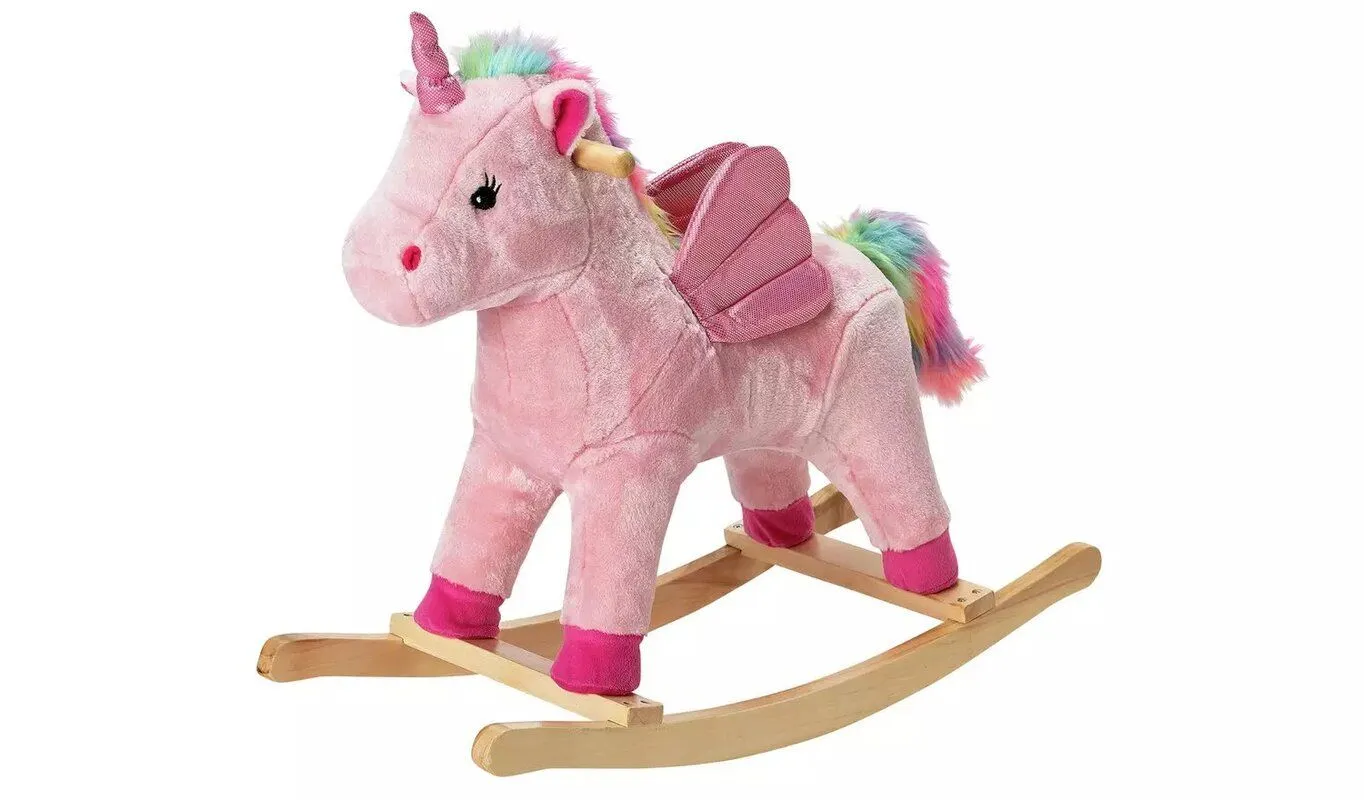 unicorn rocking horse pottery barn