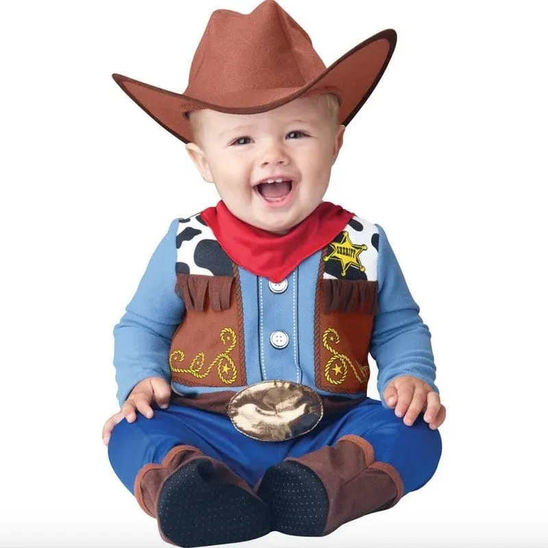 Time To Dress Up baby's cowboy costume.