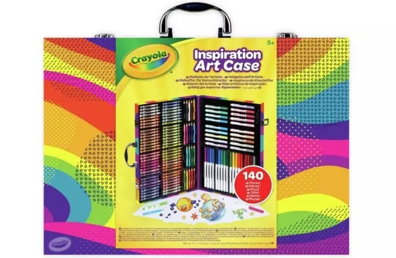 Crayola art case set for creative 6 year old kids.