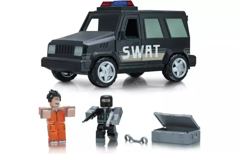 Armoured SWAT van and  tactical units from Jailbreak.