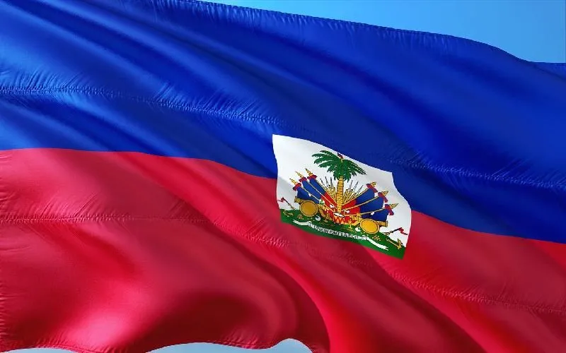 The official Haitian flag.