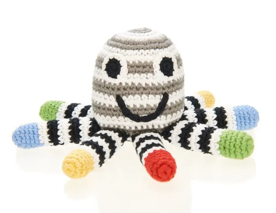 A cute and happy octopus for newborn babies.