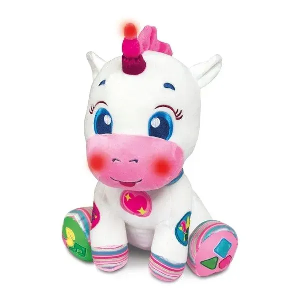 Baby Clementoni unicorn learning soft toy.