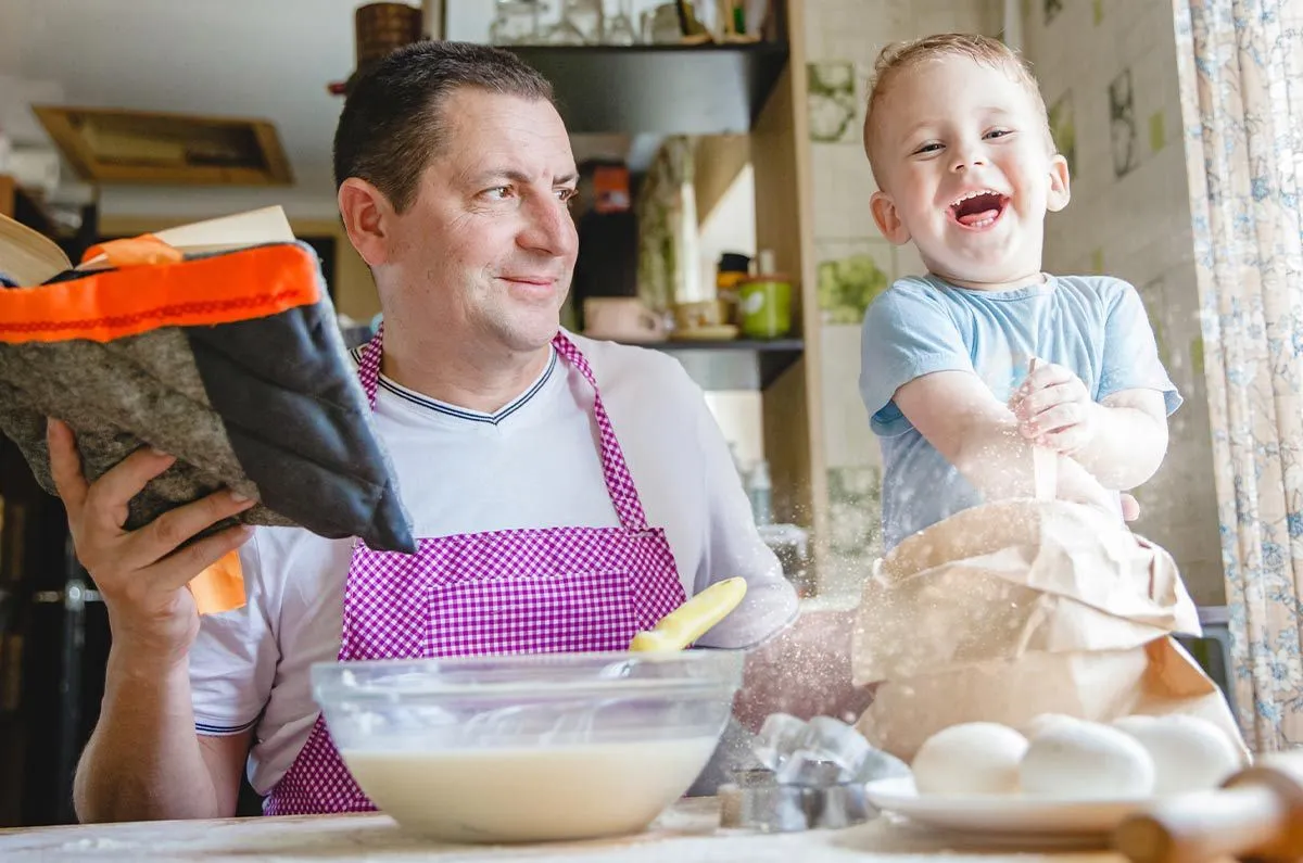 Children aged three and older will love to get involved in baking the cake.