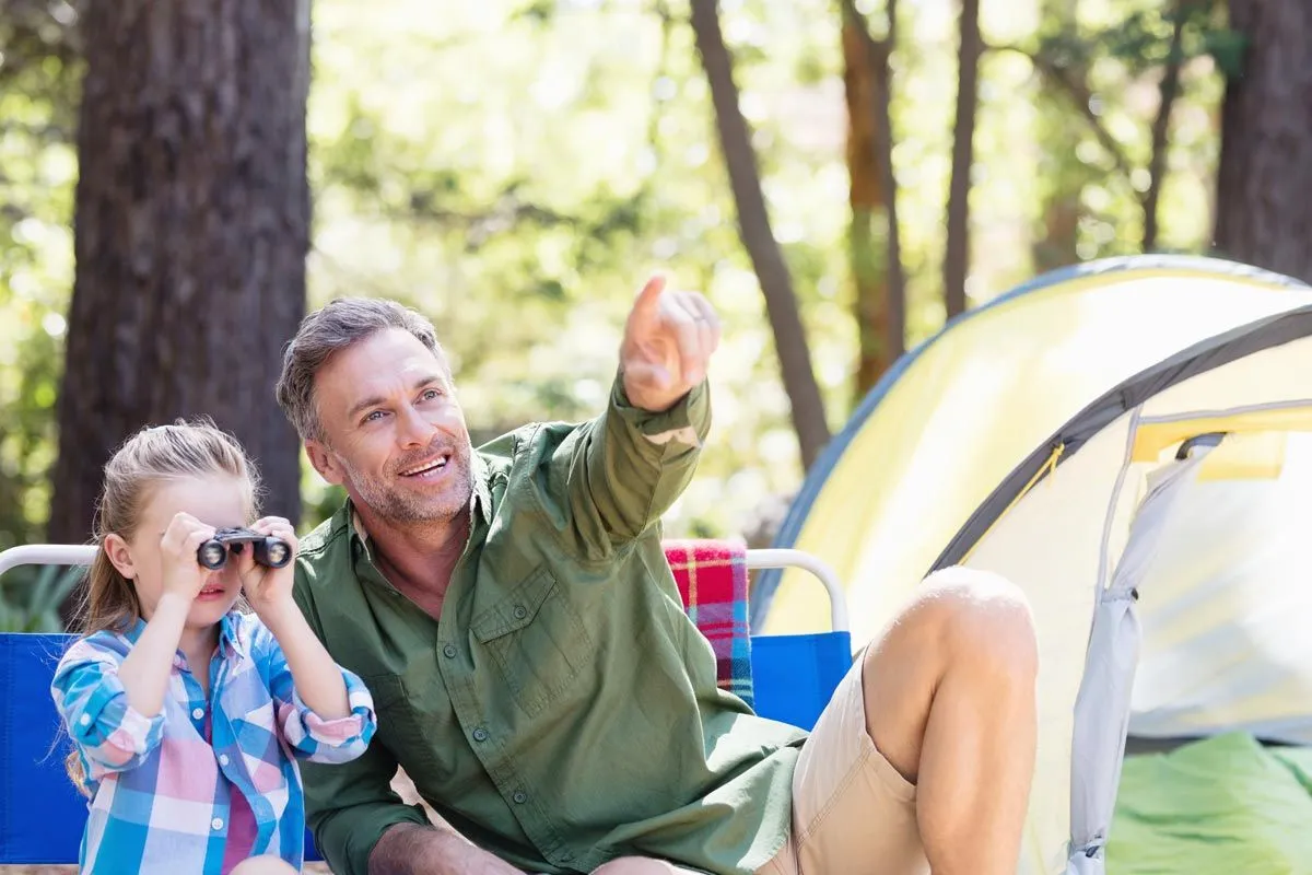 While camping entertaining yourself and your children is always high priority.