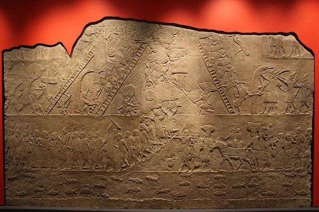 Ancient Sumerian carvings